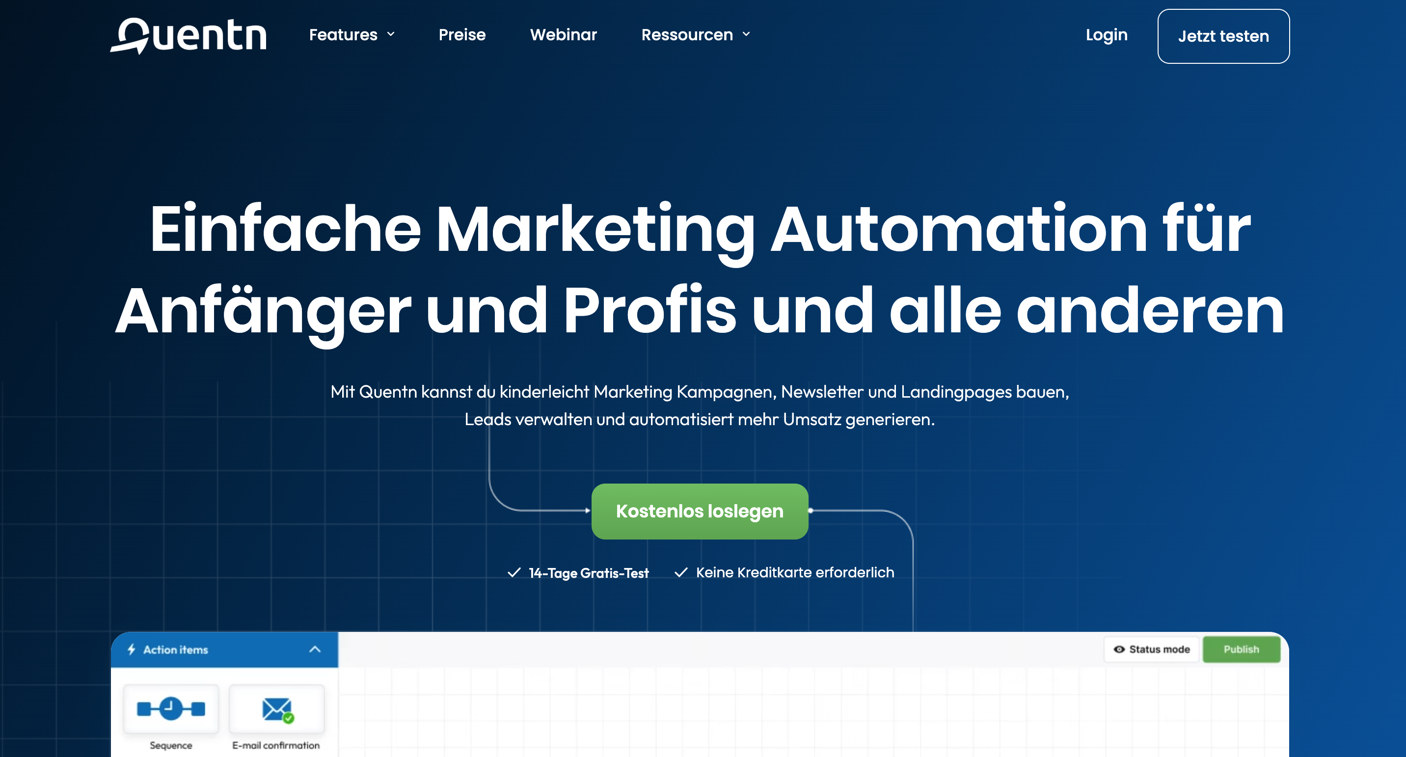 Quentn E-Mail-Marketing-Tool Test und Erfahrungsbericht