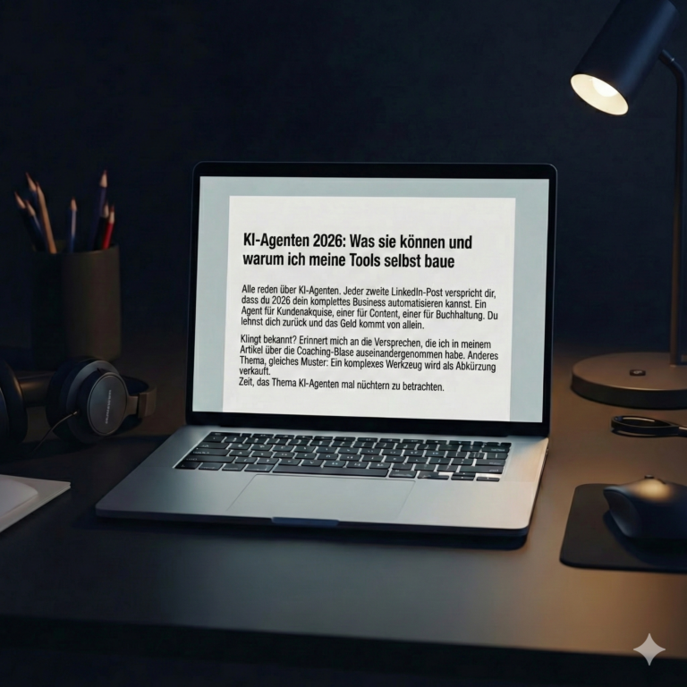 KI-Agenten für Solopreneure – Werkzeug statt Versprechen 2026