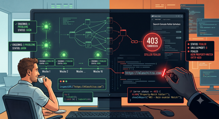 Search Console Fehler beheben durch Anpassung des Trailing Slash im KI-Agenten