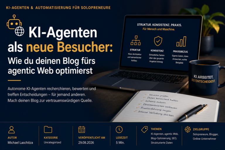 KI-Agenten als neue Besucher – Blog für das agentic Web optimieren
